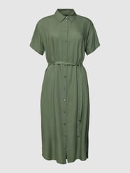 Midi-jurk met all-over dierenprint, model 'BUMPY' van Vero Moda Groen - 43