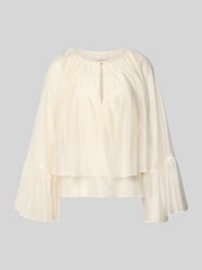 Relaxed Fit Bluse aus Lyocell-Mix mit Rüschenbesatz von Liu Jo White - 12