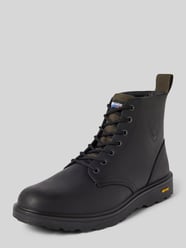 Schnürstiefel mit Label-Detail Modell 'GUANTANAMO' von Blauer USA Schwarz - 11