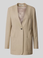 Blazer mit aufgesetzten Taschen von MORE Beige - 1