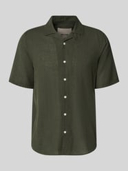 Slim Fit Freizeithemd aus Baumwoll-Leinen-Mix Modell 'CAIDEN' von ONLY & SONS - 46