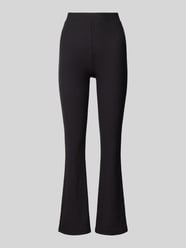 Ausgestellte Leggings in Ripp-Optik von Marc O'Polo Schwarz - 44