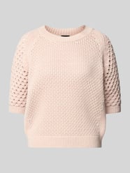 Strickpullover mit gerippten Abschlüssen Modell 'Funima' von BOSS Pink - 7