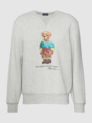 Sweatshirt mit Label-Print von Polo Ralph Lauren Grau / Schwarz - 47
