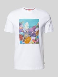 T-Shirt mit Motiv-Print von Scotch & Soda Weiß - 46