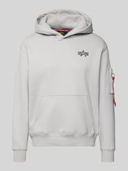 Hoodie mit Label-Details von Alpha Industries - 41