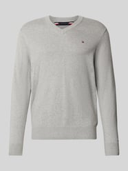 Regular fit pullover van een mix van katoen en kasjmier van Tommy Hilfiger - 27