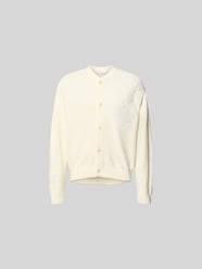 Strickjacke mit floralem Stitching von MAISON KITSUNÉ - 19
