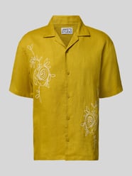 Regular Fit Freizeithemd aus reinen Leinen von Jake*s Studio Men - 21