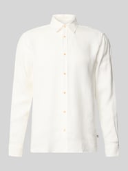 Koszula casualowa o kroju regular fit z czystego lnu od s.Oliver RED LABEL - 9