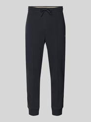 Spodnie dresowe o kroju regular fit z mieszanki bawełny model „JOIN HADIKO” od BOSS Green - 1