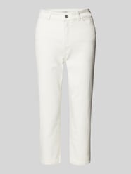 Spodnie o skróconym kroju slim fit od Christian Berg Woman - 4