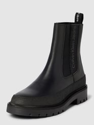 Buty chelsea ze skóry model ‘COMBAT’ od Calvin Klein Jeans Czarny - 4