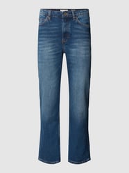 Straight Fit Jeans mit Label-Detail von Marc O'Polo Blau - 22