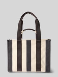 Torba shopper z wzorem w paski model 'SANDY TOTE ST' od BOSS - 17