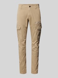 Tapered Fit Cargohose mit Label-Print Modell 'NORDROP' von PME Legend Beige - 2