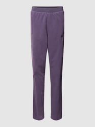 Sweatpants met labeldetail, model 'TIRO' van ADIDAS SPORTSWEAR Paars - 16