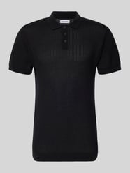 Koszulka polo o kroju modern fit z krótką listwą guzikową model 'JESS' od JACK & JONES - 16