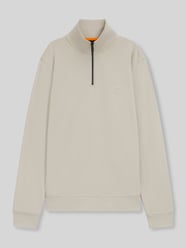 Regular fit sweatshirt van puur katoen van BOSS Orange Beige - 13