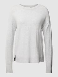 Shirt met lange mouwen met boothals van s.Oliver BLACK LABEL Grijs - 4