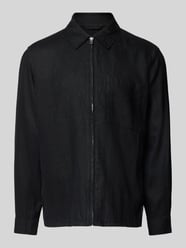 Regular fit overshirt van puur linnen van Marc O'Polo - 8