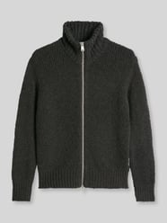 Strickjacke aus Schurwolle mit Stehkragen von Marc O'Polo - 13