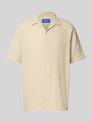 Relaxed fit vrijetijdsoverhemd met platte kraag van JACK & JONES Beige - 12