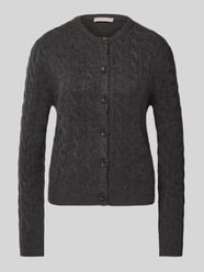 Gebreid jack van wolmix met structuurmotief van Christian Berg Woman Selection - 20