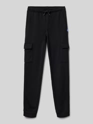 Regular Fit Sweatpants mit Cargotaschen Modell 'GORDON' von Jack & Jones Schwarz - 20