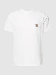 T-Shirt mit Label-Patch von Carhartt Work In Progress Weiß - 11