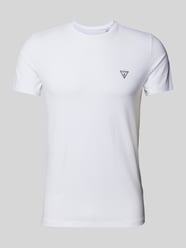 T-shirt z nadrukiem z logo od Guess - 6