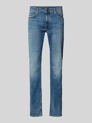 Regular Fit Low-Rise-Jeans mit Shaped-Beinverlauf Modell 'SJÖBO' von Marc O'Polo Blau - 4