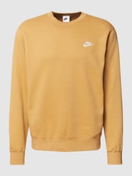 Sweatshirt mit Label-Stitching von Nike Gelb - 16