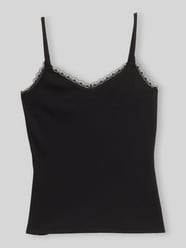 slim fit top van katoenmix van Tom Tailor Denim - 24