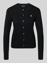 Kardigan rozpinany krój regular fit z mieszanki bawełny od Polo Ralph Lauren - 48