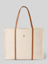 Shopper van katoenmix van Tommy Hilfiger Beige - 4