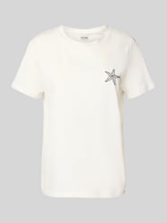 T-shirt z wyhaftowanym motywem model ‘CAMINO’ od ICHI - 26