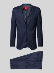 Slim Fit Anzug mit Pattentaschen Modell 'Arti/Hesten' von HUGO Blau - 32