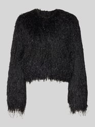 Jacke aus Effektgarn mit Rundhalsausschnitt von V by Vera Mont - 25
