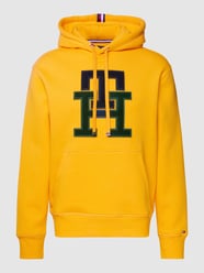 Hoodie mit Label-Patch Modell 'ICON' von Tommy Hilfiger Gelb - 9