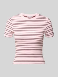 Regular Fit T-Shirt mit Viskose-Anteil Modell 'LUPE' von ONLY Pink - 13