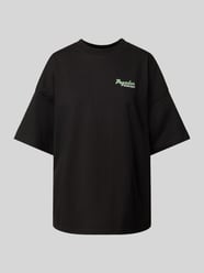 Oversized T-Shirt mit Label-Print Modell 'CHAPI' von Pegador Schwarz - 15