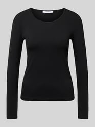 Shirt met lange mouwen en geribde ronde hals van ZABAIONE - 27