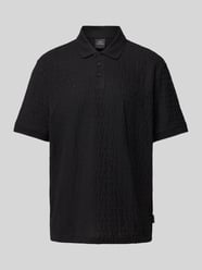 Regular Fit Poloshirt mit Strukturmuster von ARMANI EXCHANGE Schwarz - 29