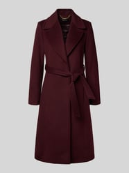 Płaszcz z kołnierzem z połami i wiązanym paskiem od Lauren Ralph Lauren - 16