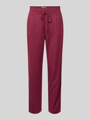 Regular fit stoffen broek van viscosemix van Christian Berg Woman - 20