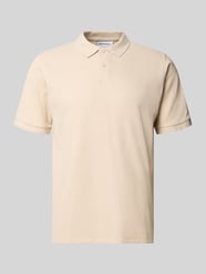 Regular Fit Poloshirt mit Baumwoll-Anteil Modell 'Austin' von JACK & JONES Beige - 19
