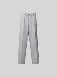 Wide Fit Stoffhose aus Leinen-Mix von Officine Générale - 13
