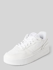 Leren sneakers met labeldetails van Lacoste - 41