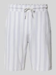 Relaxed Fit Shorts mit Strukturmuster Modell 'terry' von Lindbergh - 17